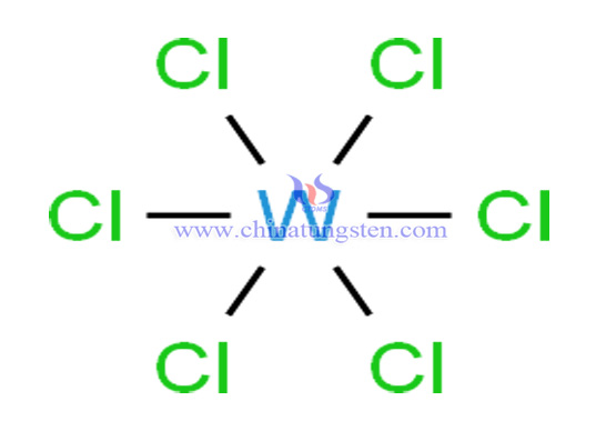 Wolframhexachlorid-Strukturbild